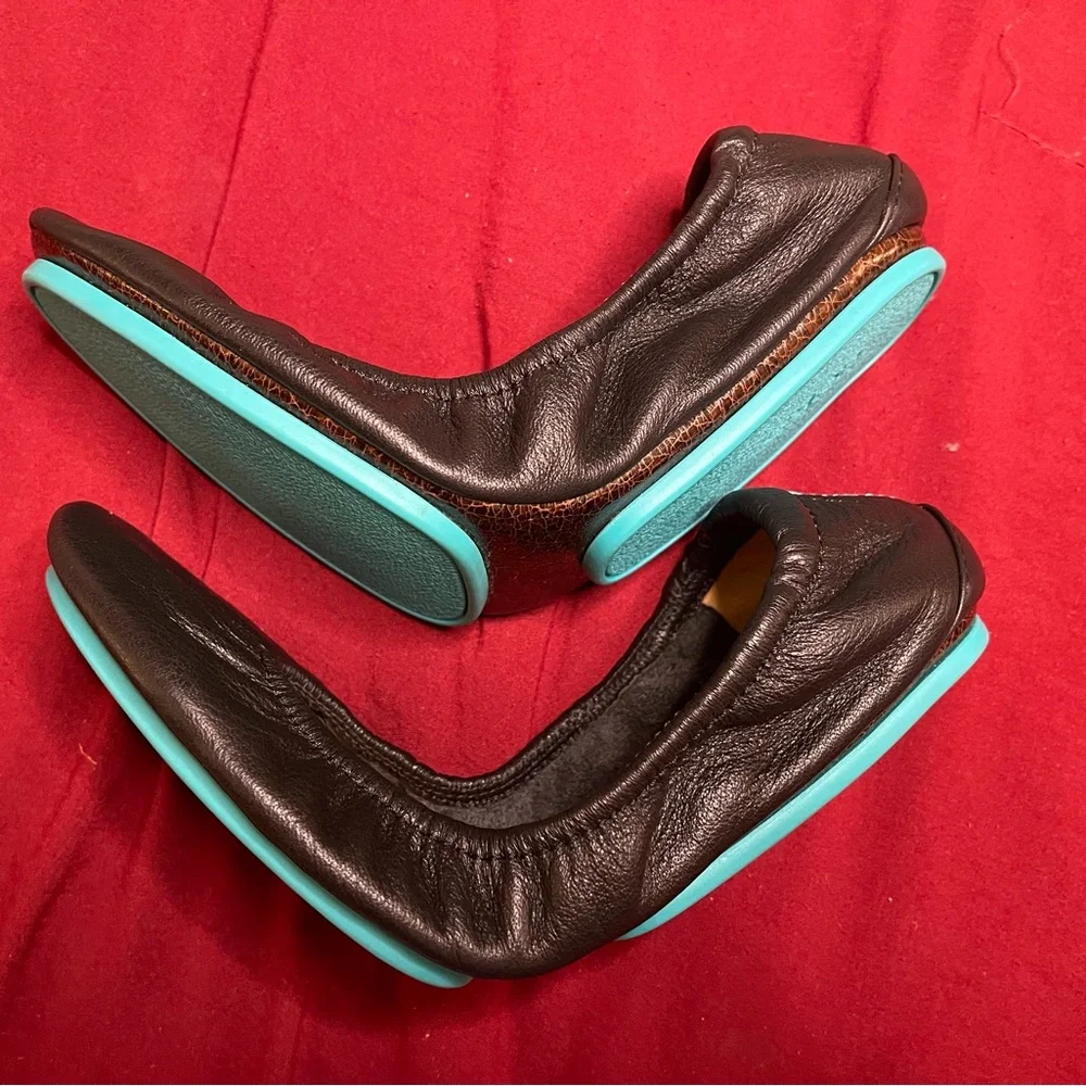 Tieks Black Ballet Flat Slippers size 8 - Picture 8 of 8